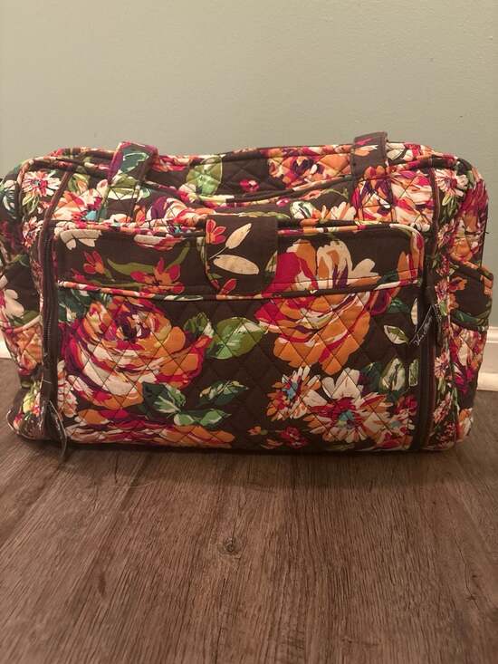 Vera Bradley Handbags - Vera Bradley Ultimate Diaper Baby Bag in English Rose with Changing Pad